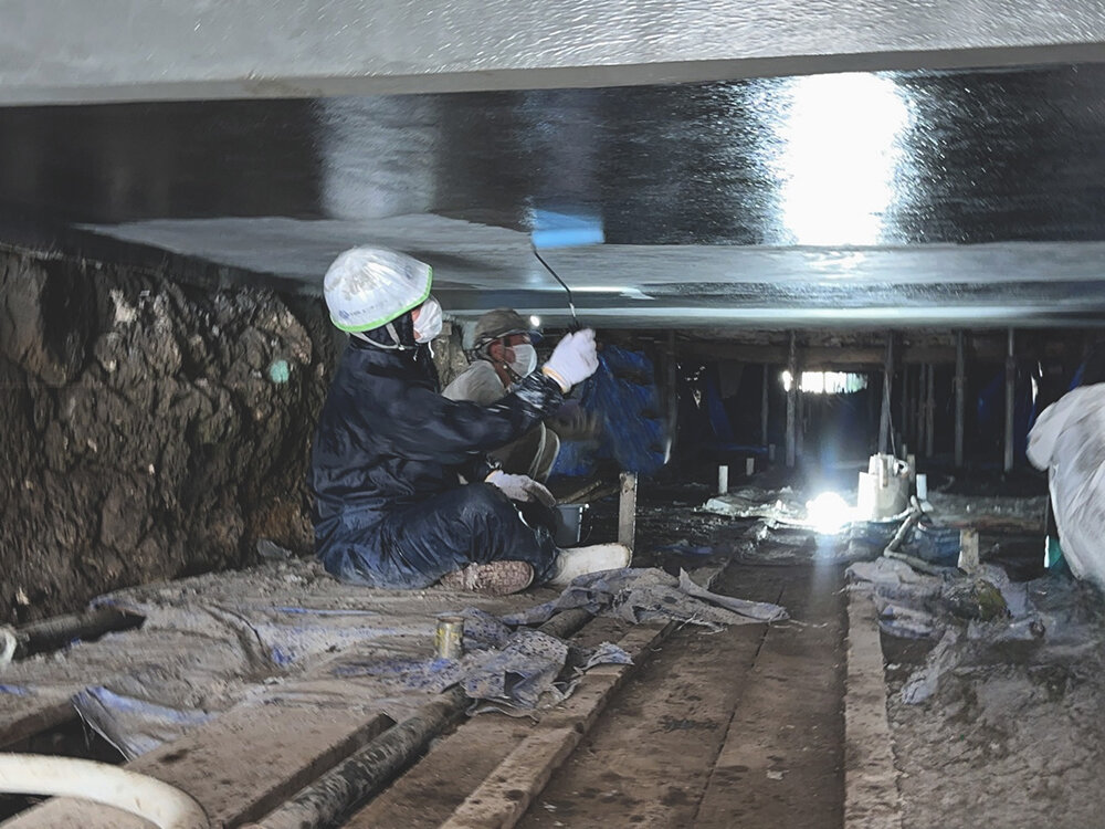 香川県高松市某水路のコンクリート床版補修工事(仮称)