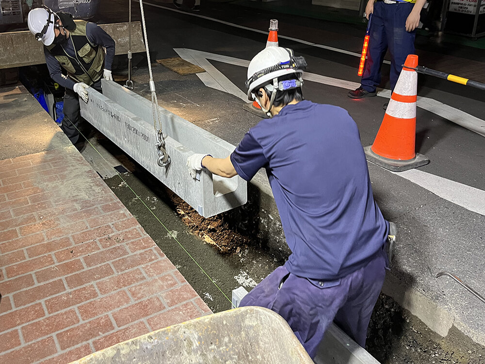 巣鴨地蔵通り景観道路工事（I工区）